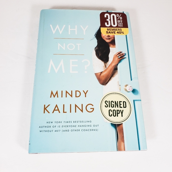 Signed Mindy Kaling Why Not Me Autographed Book - Picture 1 of 9